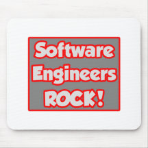 ¡Roca de las Software Engineers! Alfombrillas De Raton