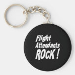 ¡Roca de los asistentes de vuelo! Llavero