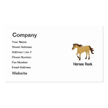 Roca de los caballos (ante) plantillas de tarjetas personales