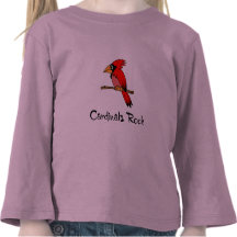 Roca de los cardenales camisetas