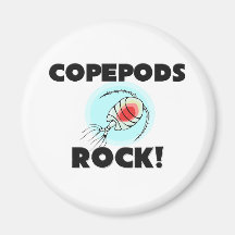 Roca de los Copepods Imanes De Nevera