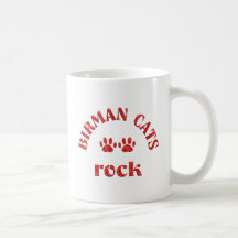 Roca de los gatos de Birman Tazas