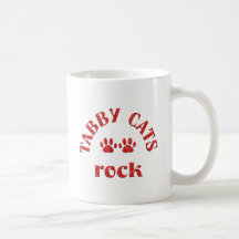 Roca de los gatos de Tabby Tazas