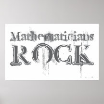 Roca de los matemáticos poster