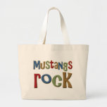 Roca de los mustangos bolsa de mano