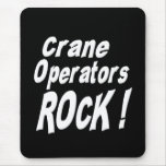 ¡Roca de los operadores de grúa! Mousepad Alfombrilla De Ratón