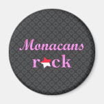 Roca de Monacans - rosa lindo Imán Para Frigorifico
