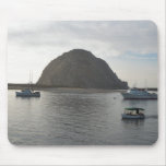 Roca de Morro en la bahía de Morro, CA Tapete De Raton
