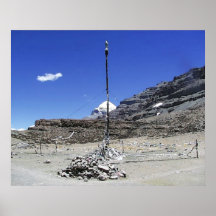 Roca del entierro del cielo de poste de la liberta poster