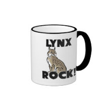 Roca del lince tazas de café