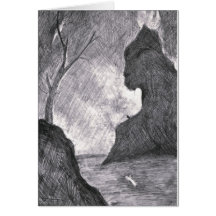 Roca del monstruo tarjetas