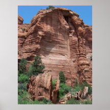 Roca del rojo de Sedona Impresiones