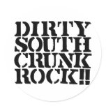 Roca del sur sucia de Lil Jon "Crunk " pegatinas