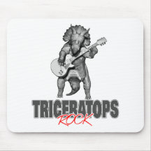 Roca del Triceratops Tapete De Ratones