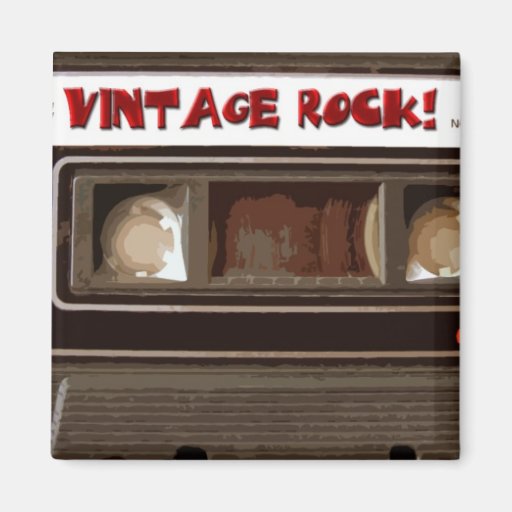 Roca del vintage imanes para frigoríficos