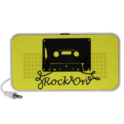 Roca EN la cinta de casete retra iPhone Altavoz