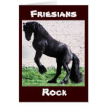 Roca Notecards, personalizable de los frisios Felicitacion