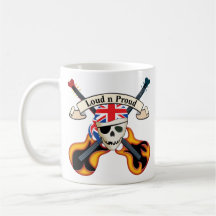 Roca Reino Unido, roca Reino Unido del pirata del  Tazas De Café