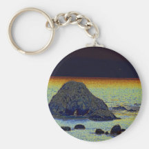 Rocas alrededor de una roca llavero personalizado