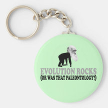 Rocas de la evolución llavero personalizado