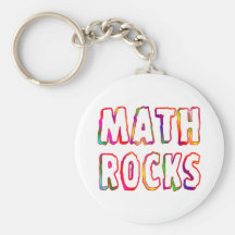 Rocas de la matemáticas llavero personalizado