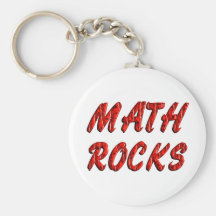 ROCAS de la matemáticas Llaveros Personalizados