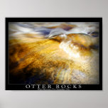 Rocas de la nutria - poster de New Hampshire