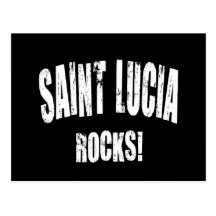 ¡Rocas de la Santa Lucía! Postal