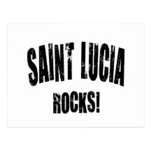 ¡Rocas de la Santa Lucía! Tarjeta Postal