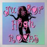 Rocas de la secundaria - poster de las flores de l