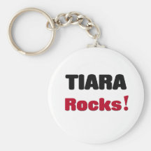 Rocas de la tiara llavero personalizado