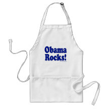 Rocas de Obama Delantales
