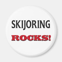 Rocas de Skijoring Imanes