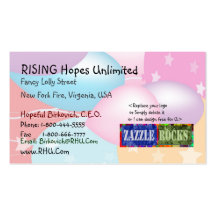 ROCAS de ZAZZLE - reconstrucción de Eventmanagemen Tarjetas Personales