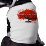 Rocas del amor adolescente camisa de perrito