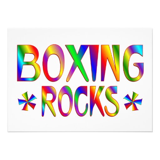 ROCAS DEL BOXEO INVITACIONES PERSONALES 