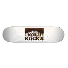 Rocas del chocolate tabla de skate