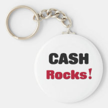 Rocas del efectivo llaveros personalizados