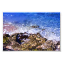 Rocas del muelle de Cozumel Fotografias