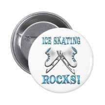 Rocas del patinaje de hielo pin