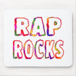 Rocas del rap alfombrillas de ratón