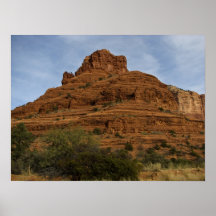 Rocas del rojo de Sedona Poster