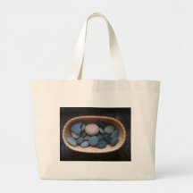 rocas en una cesta bolsa