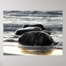 Rocas negras posters