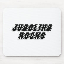 Rocas que hacen juegos malabares alfombrilla de raton