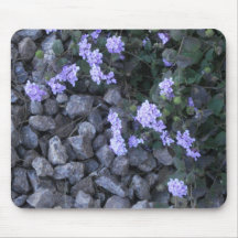 Rocas y flores alfombrilla de ratones