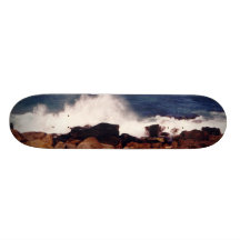 Rocas y foto de la resaca patinetas personalizadas