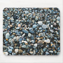 Rocas y guijarros lisos tapete de ratones