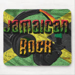 Rock2 jamaicano tapete de ratones