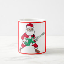 ¡Rock-and-roll - Santa, rock-and-roll Santa! Taza